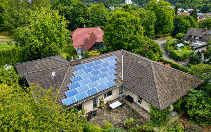Ansicht Drohne oben