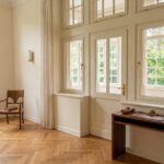 Visualisierung einer Loggia und Wohnsituation im Schloss Lenoir